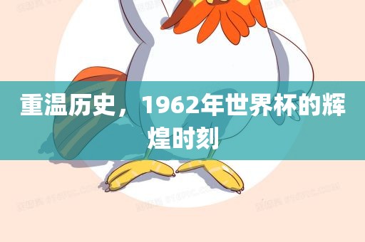 重温历史，1962年世界杯的辉煌时刻洛阳市法福文化传播有限公司