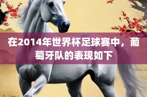 在2014年世界杯足球赛中，葡萄牙队的表现如下