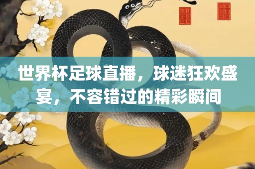 世界杯足球直播，球迷狂欢盛宴，不容错过的精彩瞬间