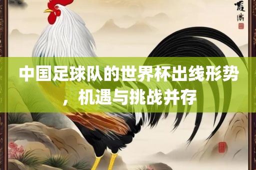 中国足球队的世界杯出线形势，机遇与挑战并存洛阳市法福文化传播有限公司