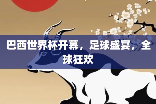 巴西世界杯开幕，足球盛宴，全球狂欢洛阳市法福文化传播有限公司