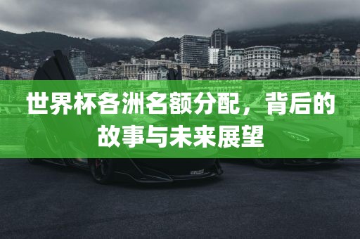 世界杯各洲名额分配，背后的故事与未来展望洛阳市法福文化传播有限公司
