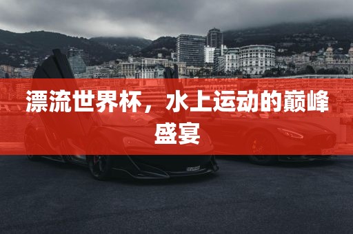 漂流世界杯，水上运动的巅峰盛宴洛阳市法福文化传播有限公司