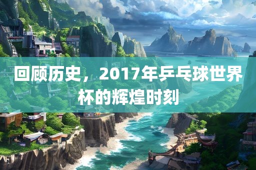 回顾历史，2017年乒乓球世界杯的辉煌时刻洛阳市法福文化传播有限公司