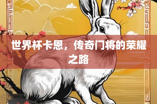 世界杯卡恩，传奇门将的荣耀之路