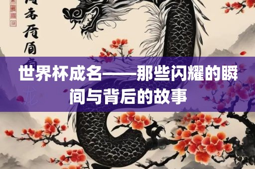 世界杯成名——那些闪耀的瞬间与背后的故事洛阳市法福文化传播有限公司