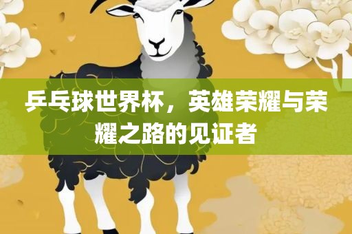 乒乓球世界杯，英雄荣耀与荣耀之路的见证者