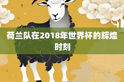 荷兰队在2018年世界杯的辉煌时刻洛阳市法福文化传播有限公司