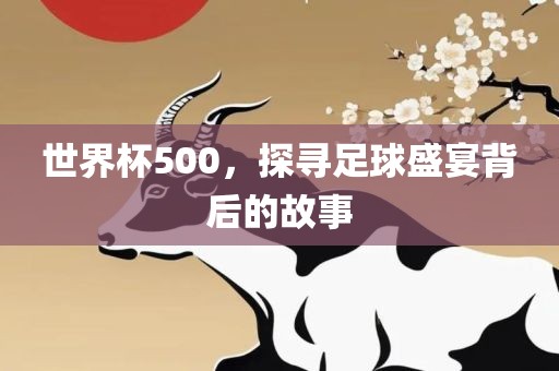 世界杯500，探寻足球盛宴背后的故事洛阳市法福文化传播有限公司