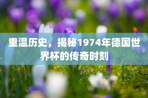 重温历史，揭秘1974年德国世界杯的传奇时刻
