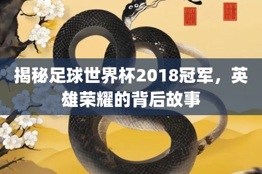 揭秘足球世界杯2018冠军，英雄荣耀的背后故事