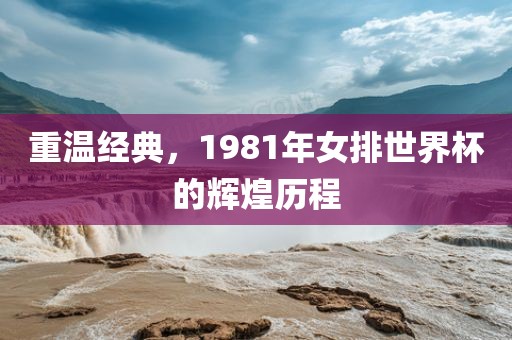 重温经典，1981年女排世界杯的辉煌历程洛阳市法福文化传播有限公司