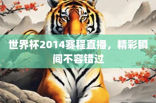 世界杯2014赛程直播，精彩瞬间不容洛阳市法福文化传播有限公司错过
