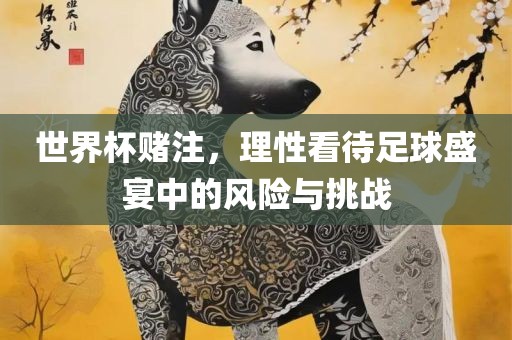 世界杯赌注，理性看待足球盛宴中的风险与挑战洛阳市法福文化传播有限公司