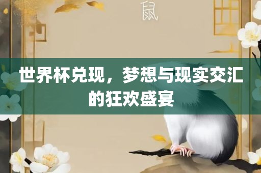 世界杯兑现，梦想与现实交汇的狂欢盛宴