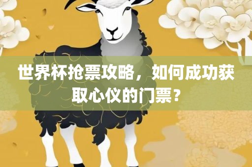 世界杯洛阳市法福文化传播有限公司抢票攻略，如何成功获取心仪的门票？