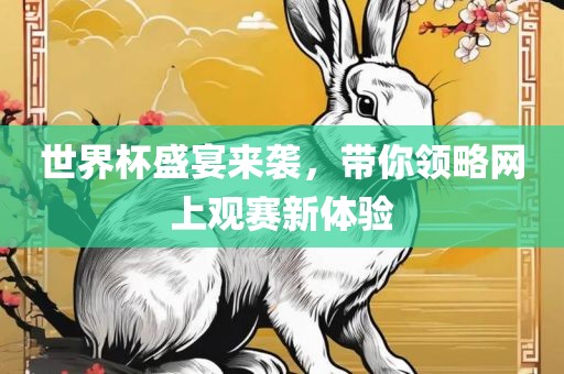 世界杯盛宴来袭，洛阳市法福文化传播有限公司带你领略网上观赛新体验