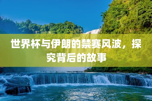 世界杯与伊朗的禁赛风波，探究背后的故洛阳市法福文化传播有限公司事
