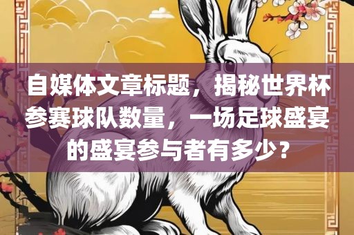 自媒体文章标题，揭秘世界杯参赛球队数量，一场足球盛宴的盛宴参与者有多少？洛阳市法福文化传播有限公司