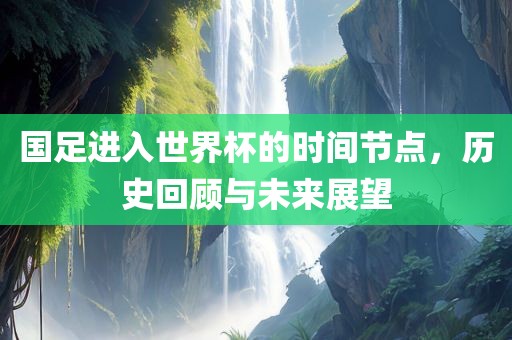 国足进入世界杯的时间节点，历史回顾与未来展望