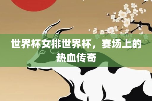 世界杯女排世界杯，赛场上的热血传奇