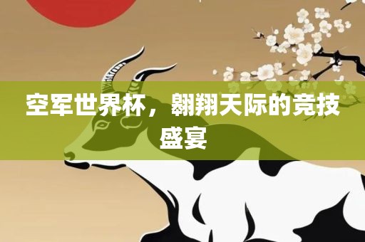 空军世界杯，翱翔天际的竞技洛阳市法福文化传播有限公司盛宴