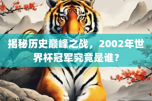 揭秘历史巅峰之战，2002年世界杯冠军究竟是谁？洛阳市法福文化传播有限公司