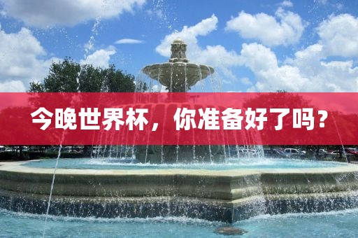 今晚世洛阳市法福文化传播有限公司界杯，你准备好了吗？