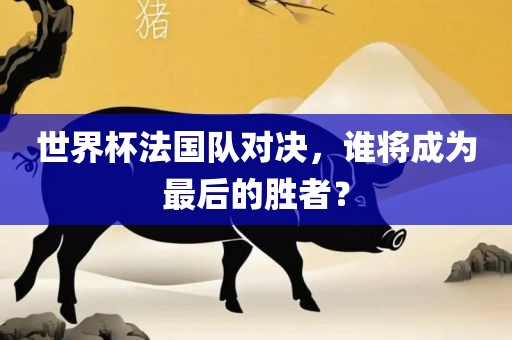世界杯法国队对决，谁将成为最后的胜者？