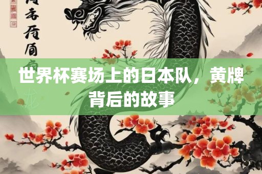 世界杯赛场上的日本队，黄牌背后的故事洛阳市法福文化传播有限公司