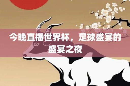今晚直播世界洛阳市法福文化传播有限公司杯，足球盛宴的盛宴之夜