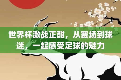 世界杯激战正酣，从赛场到球迷，一起感受足球的魅力洛阳市法福文化传播有限公司