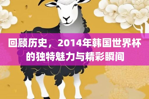 回顾历史，2014年韩国世界杯的独特魅力与精彩瞬间洛阳市法福文化传播有限公司
