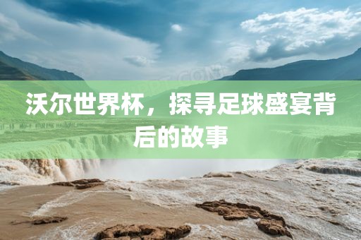 沃尔世界杯，探寻足球盛宴背后的洛阳市法福文化传播有限公司故事