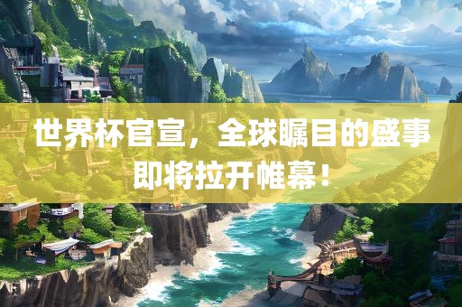 世界杯官宣，全球瞩目的盛事即将拉开帷幕！洛阳市法福文化传播有限公司