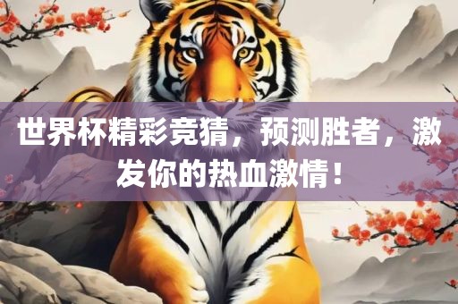 世界杯精彩竞猜，预测胜者，激发你的热血激情！洛阳市法福文化传播有限公司