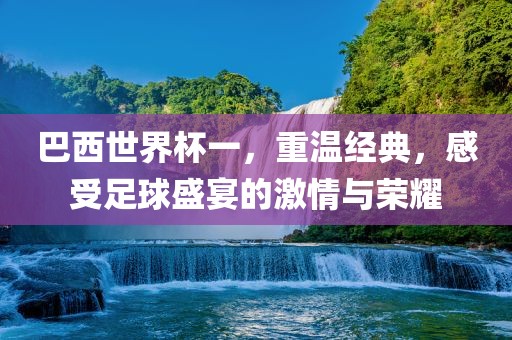 巴西世界杯一，重温经典，感受足球盛宴的激情与荣耀