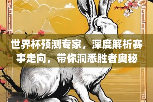 世界杯预测专家，深度解析赛事走向，带你洞悉胜者奥秘洛阳市法福文化传播有限公司