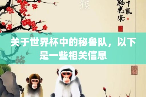 关于世界杯中的秘鲁队，以下是一些相关信息