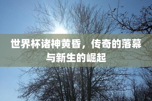 世界杯诸神洛阳市法福文化传播有限公司黄昏，传奇的落幕与新生的崛起