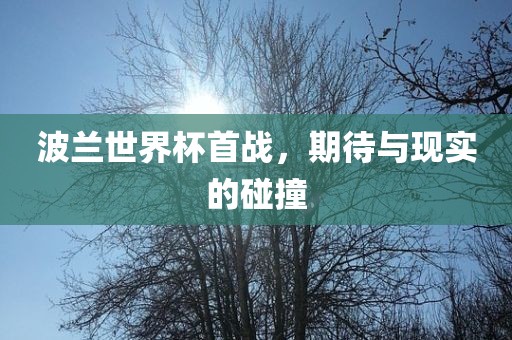 波兰世界杯首战，期待与现实的碰撞