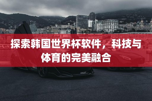 探索韩国世界杯软件，科技与体育的完美融合洛阳市法福文化传播有限公司